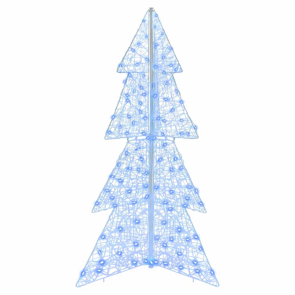 Albero di Natale con 160 LED Blu 150 cm Acrilico | homemem39