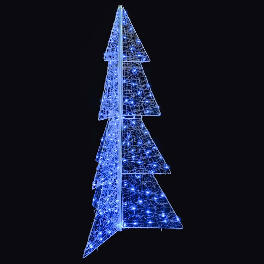 Albero di Natale con 160 LED Blu 150 cm Acrilico | homemem39