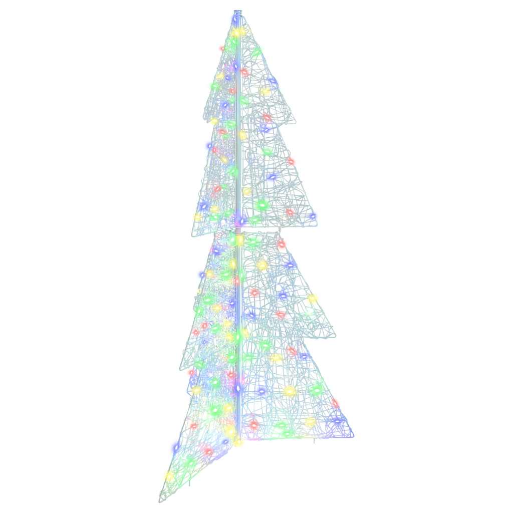 Albero di Natale con 160 LED Multicolore 150 cm Acrilico | homemem39