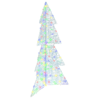 Albero di Natale con 160 LED Multicolore 150 cm Acrilico | homemem39