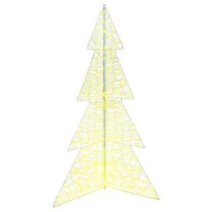 Albero di Natale con 240 LED Bianco caldo 180 cm Acrilico | homemem39