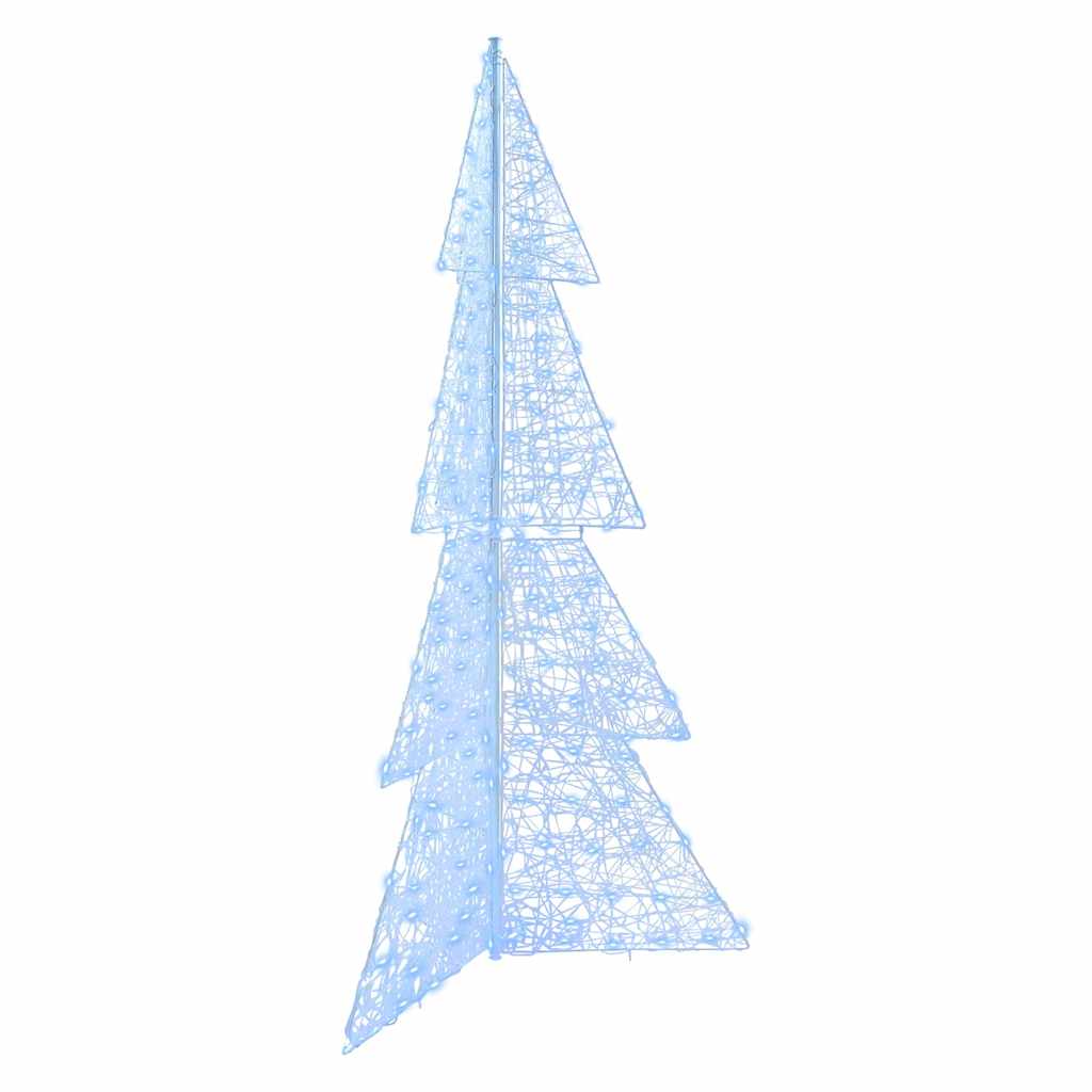 Albero di Natale con 240 LED Bianco Freddo 180 cm Acrilico | homemem39