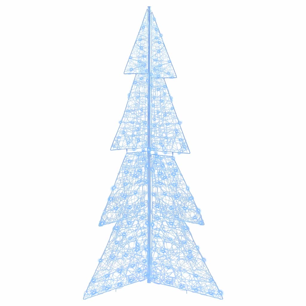 Albero di Natale con 240 LED Bianco Freddo 180 cm Acrilico | homemem39