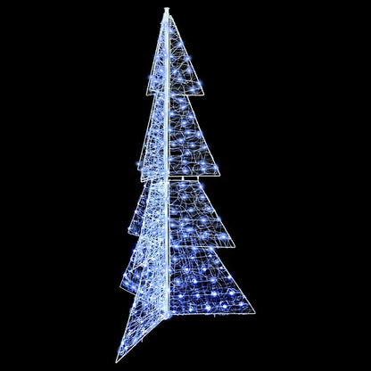 Albero di Natale con 240 LED Bianco Freddo 180 cm Acrilico | homemem39