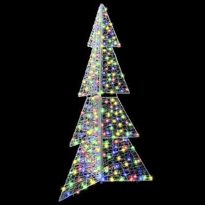 Albero di Natale con 240 LED Multicolore 180 cm Acrilico