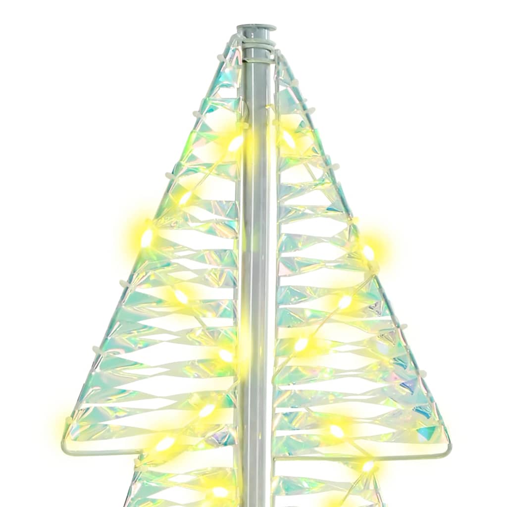 Albero di Natale con 100 LED Bianco caldo 120 cm PET | homemem39