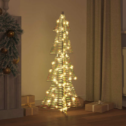 Albero di Natale con 100 LED Bianco caldo 120 cm PET | homemem39