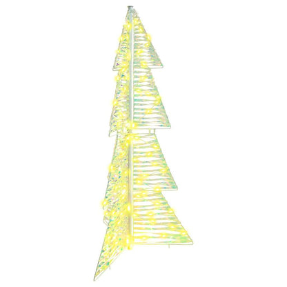 Albero di Natale con 100 LED Bianco caldo 120 cm PET | homemem39