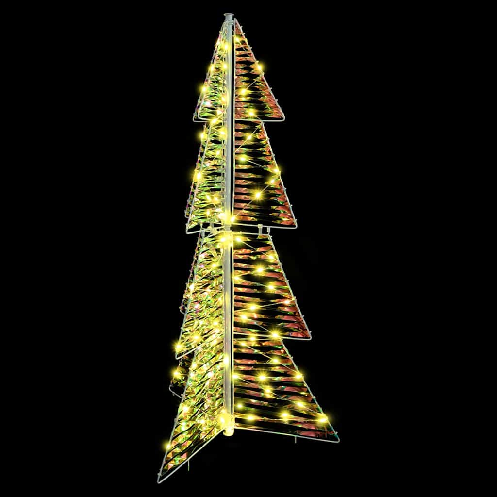 Albero di Natale con 100 LED Bianco caldo 120 cm PET | homemem39