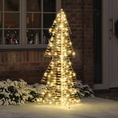 Albero di Natale con 160 LED Bianco caldo 150 cm PET | homemem39