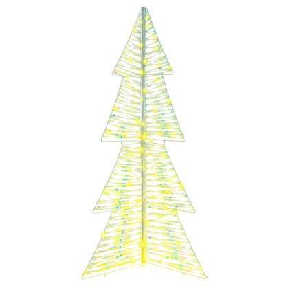 Albero di Natale con 160 LED Bianco caldo 150 cm PET | homemem39