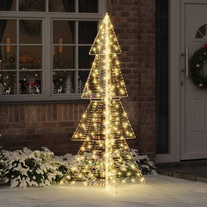 Albero di Natale con 240 LED Bianco caldo 180 cm PET | homemem39