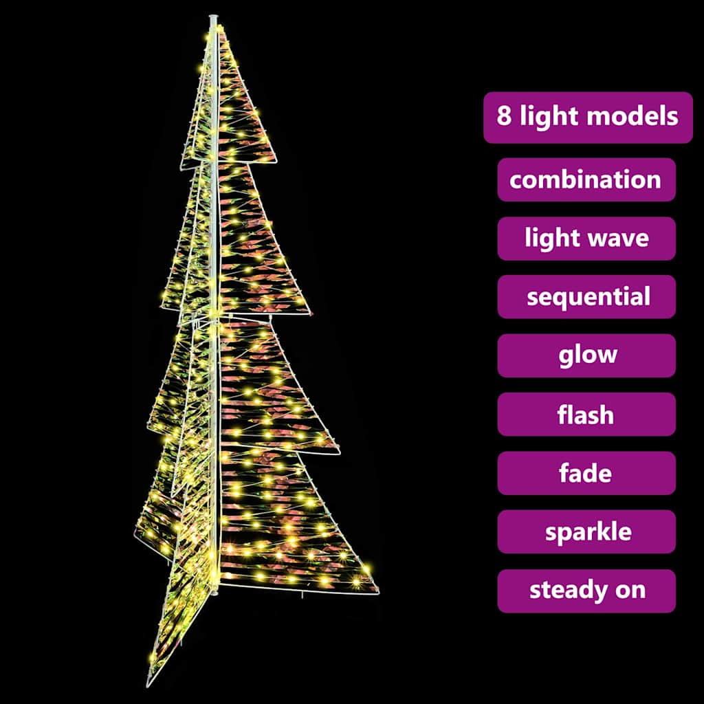 Albero di Natale con 240 LED Bianco caldo 180 cm PET | homemem39