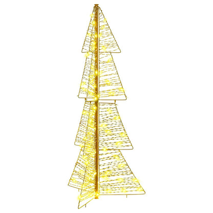 Albero di Natale con 100 LED Bianco caldo 120 cm PET | homemem39