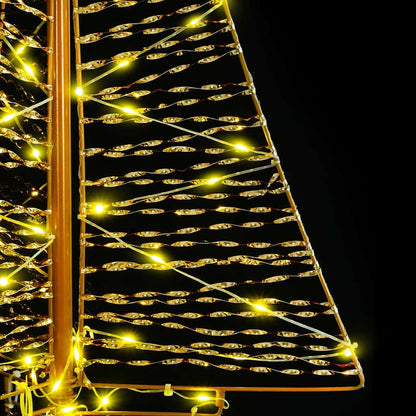 Albero di Natale con 160 LED Bianco caldo 150 cm PET | homemem39