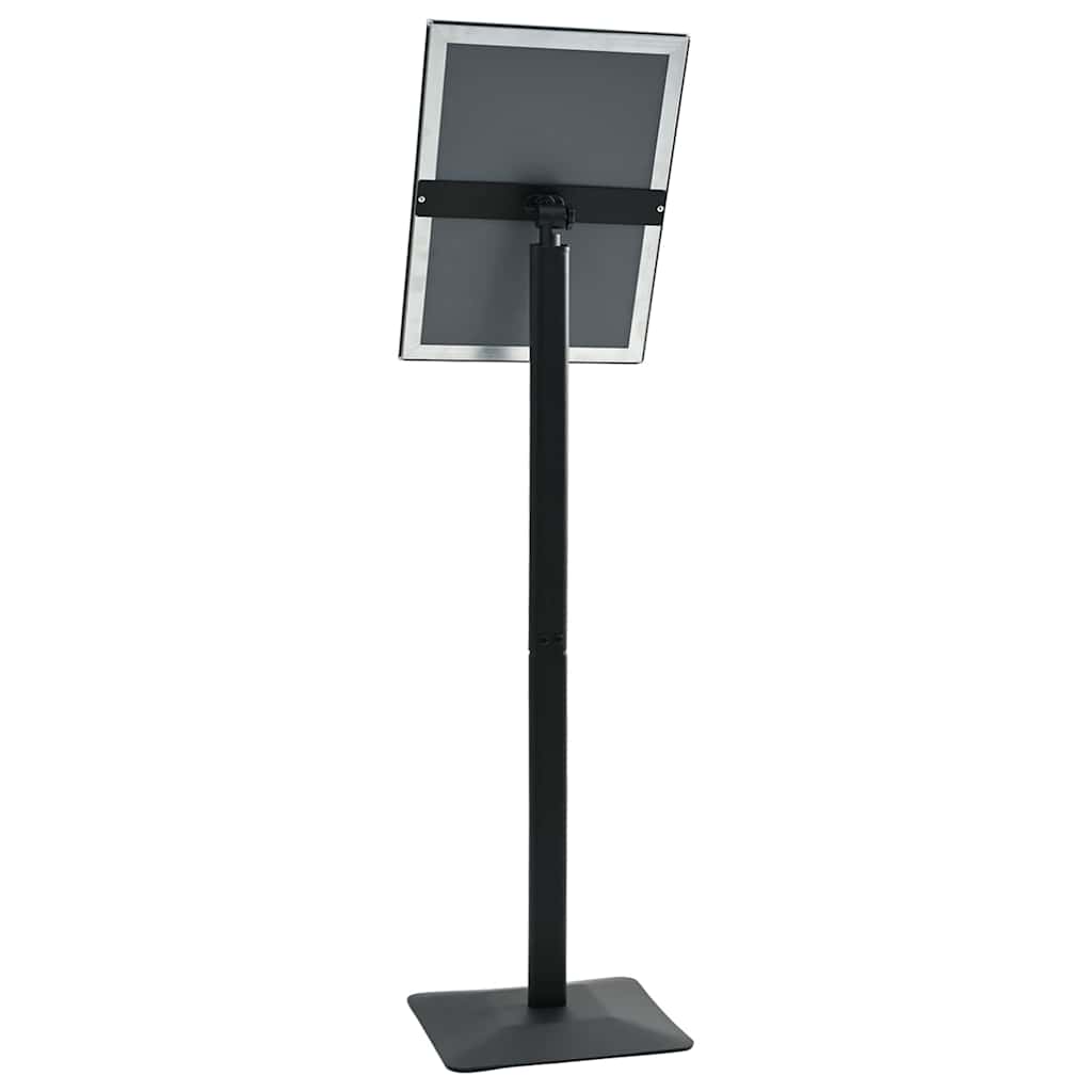 Supporto Poster a Piedistallo Nero a3 Alluminio e PVC