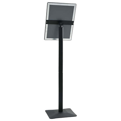Supporto Poster a Piedistallo Nero a3 Alluminio e PVC