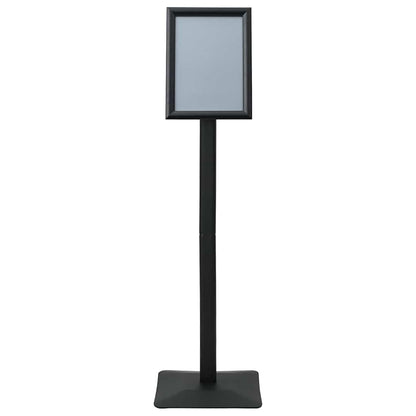 Supporto Poster a Piedistallo Nero a4 Alluminio e PVC