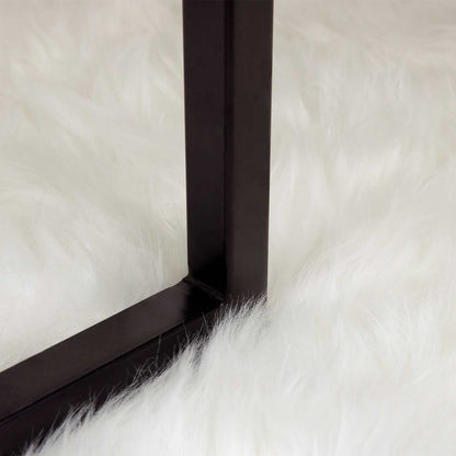 Tappeto Pecora Tafalla Bianco 80 x 150 cm Poliestere