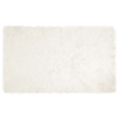 Tappeto Pecora Tafalla Bianco 100 x 200 cm Poliestere