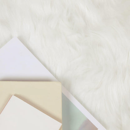 Tappeto Pecora Tafalla Bianco 200 x 280 cm Poliestere