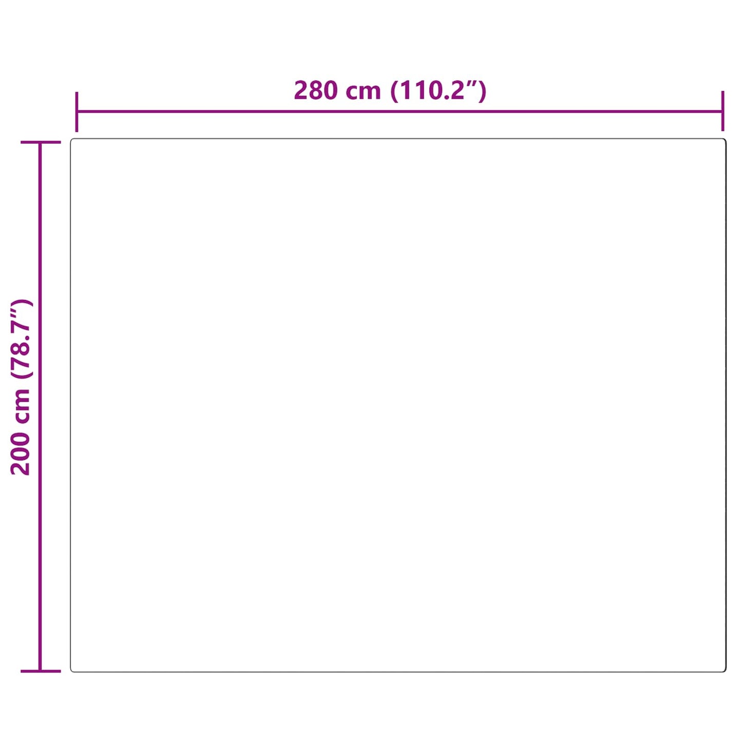 Tappeto Pecora Tafalla Bianco 200 x 280 cm Poliestere