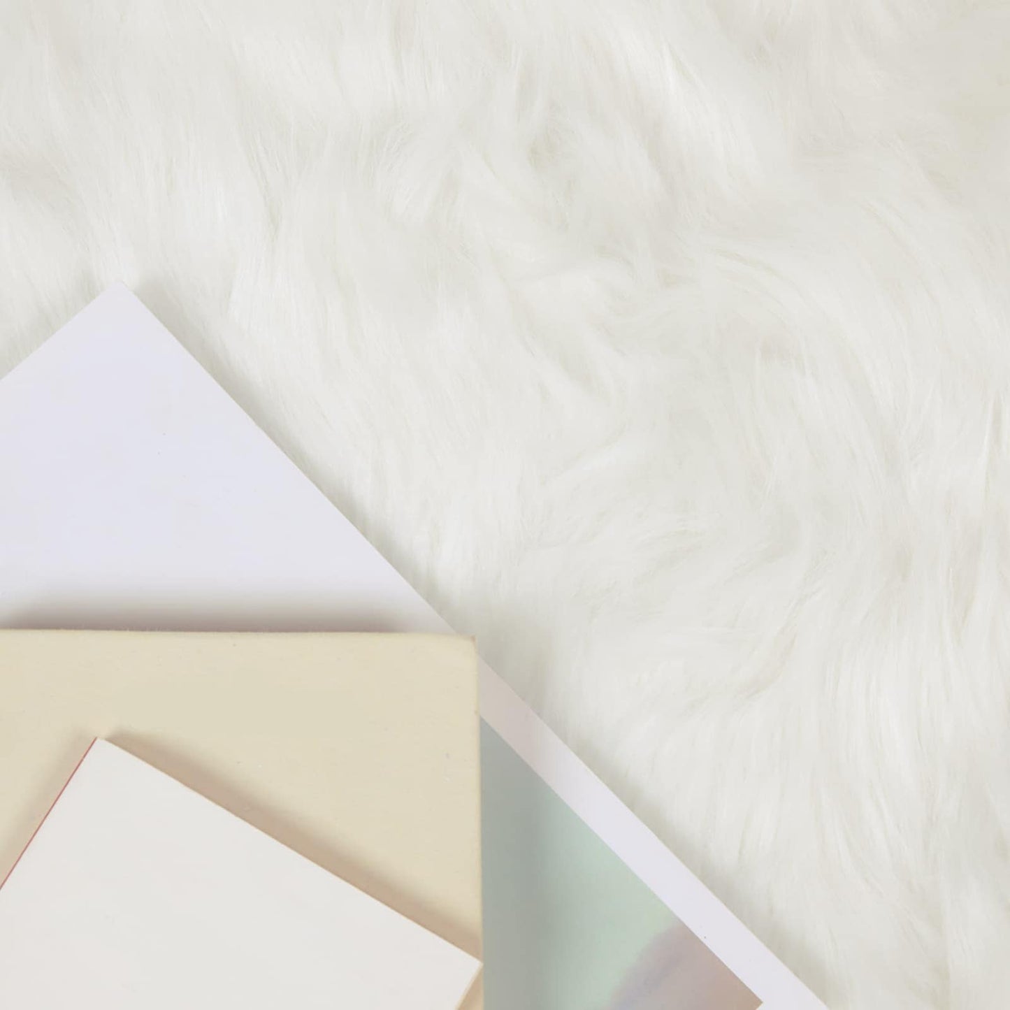 Tappeto Pecora Tafalla Bianco Ø 100 cm Poliestere