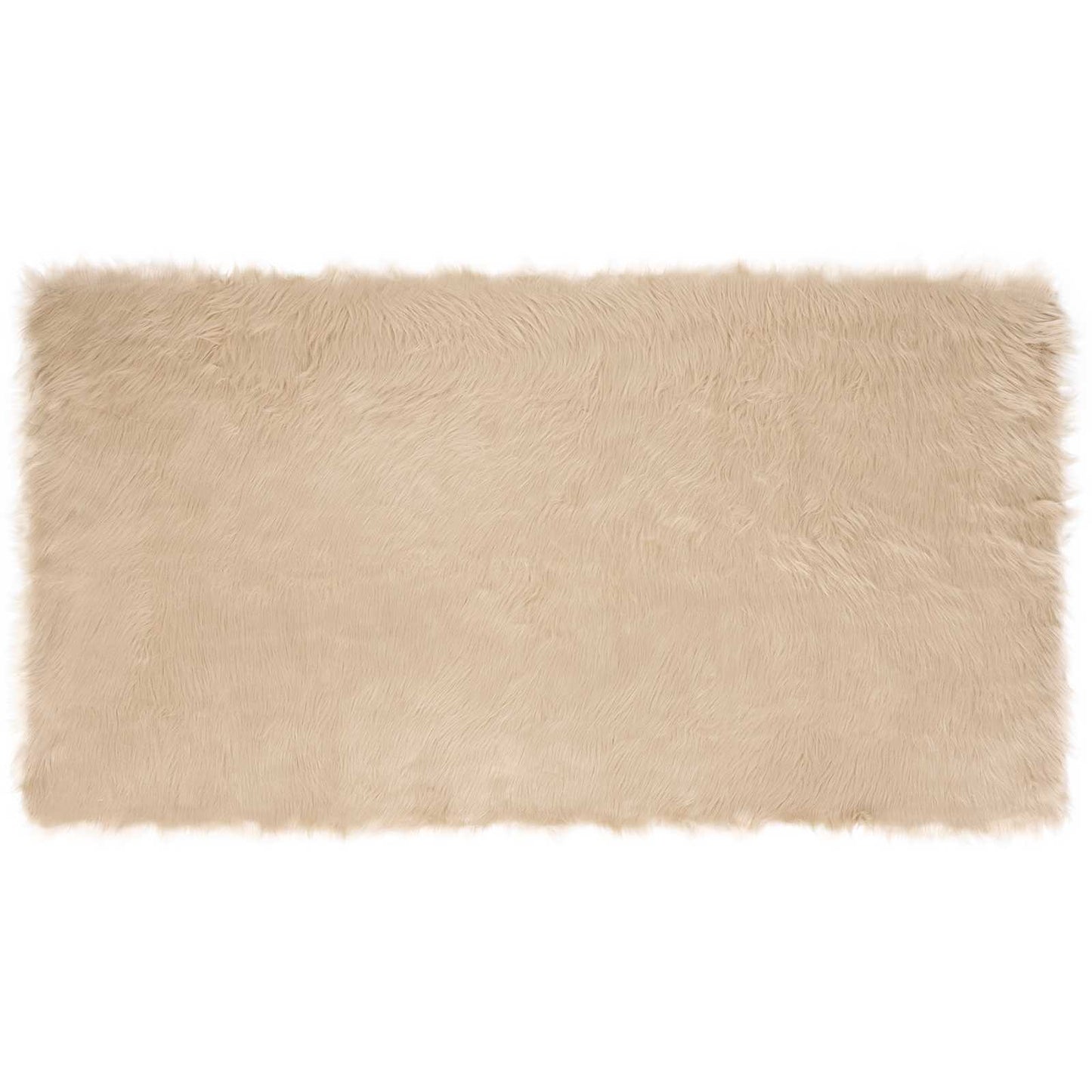 Tappeto Pecora Tafalla Beige 80 x 150 cm Poliestere