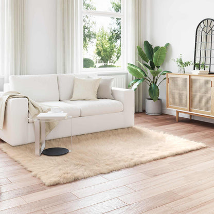 Tappeto Pecora Tafalla Beige 120 x 170 cm Poliestere