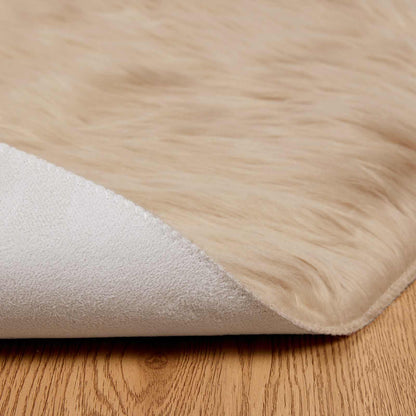 Tappeto in finta TAFALLA Beige Ø 100 cm Poliestere