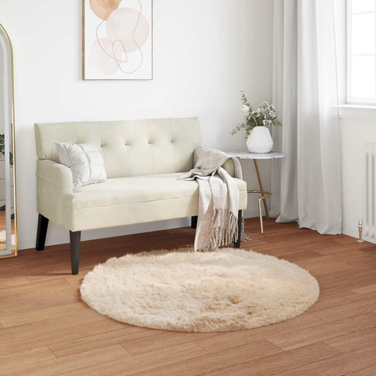 Tappeto Pecora Tafalla Beige Ø 100 cm Poliestere