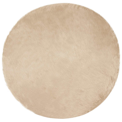 Tappeto Pecora Tafalla Beige Ø 100 cm Poliestere