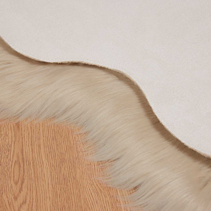 Tappeto in finta TAFALLA Beige 80 x 120 cm Poliestere