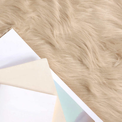 Tappeto in finta TAFALLA Beige 80 x 120 cm Poliestere