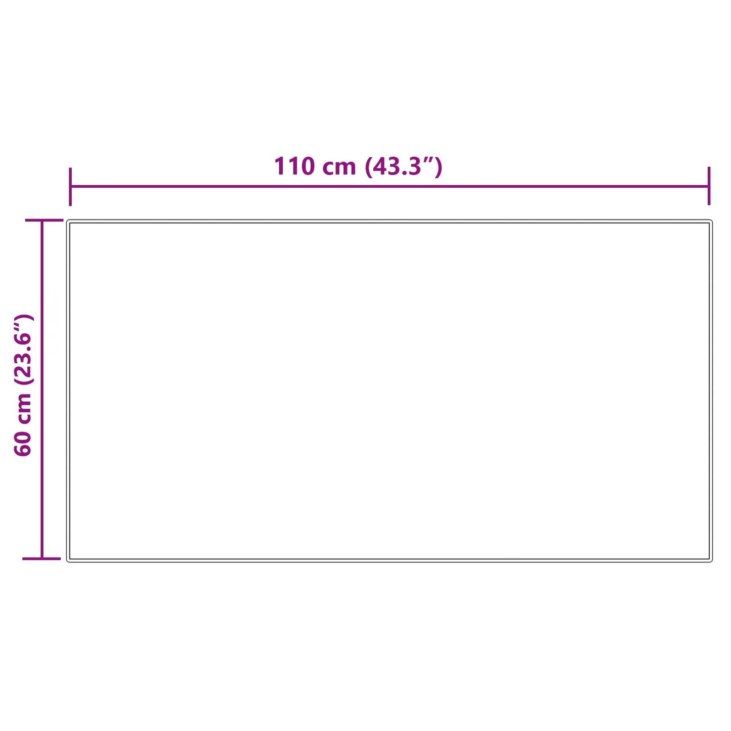 Tappeto in finta TAFALLA Crema 60 x 110 cm Poliestere | homemem39