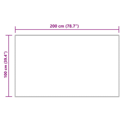 Tappeto Pecora Tafalla Crema 100 x 200 cm Poliestere