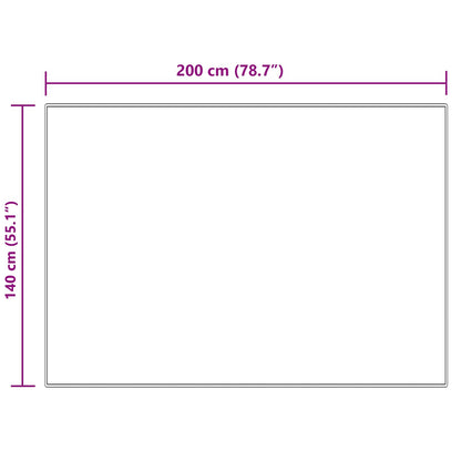 Tappeto in finta TAFALLA Crema 140 x 200 cm Poliestere | homemem39