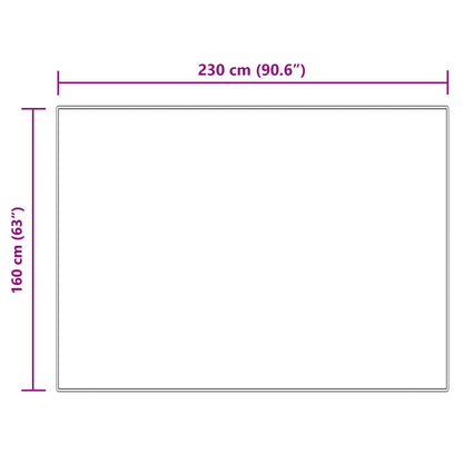 Tappeto in finta TAFALLA Crema 160 x 230 cm Poliestere