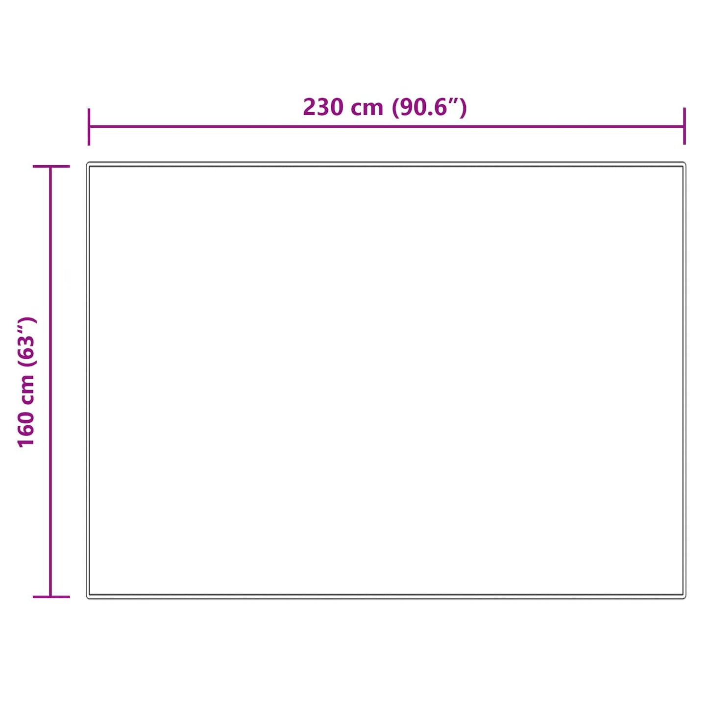 Tappeto Pecora Tafalla Crema 160 x 230 cm Poliestere