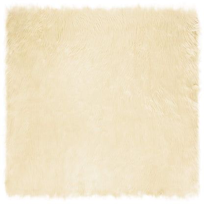 Tappeto Pecora Tafalla Crema 200 x 200 cm Poliestere