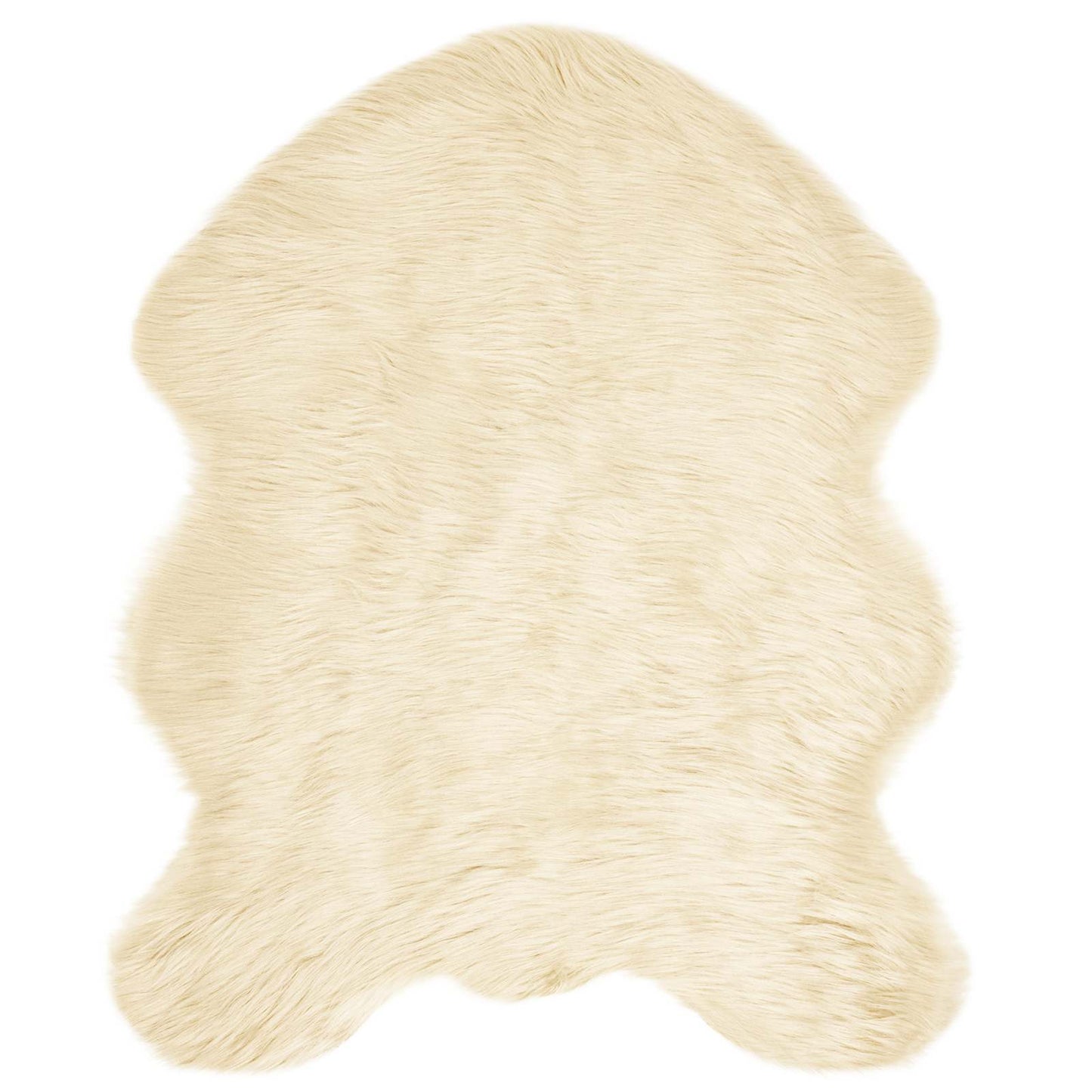 Tappeto Pecora Tafalla Crema 50 x 80 cm Poliestere