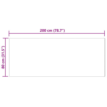 Tappeto in finta TAFALLA Grigio 80 x 200 cm Poliestere | homemem39