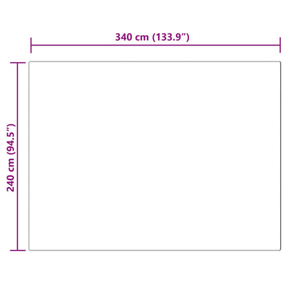 Tappeto in finta TAFALLA Grigio 240 x 340 cm Poliestere | homemem39