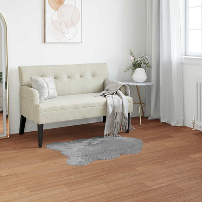 Tappeto in finta TAFALLA Grigio 50 x 80 cm Poliestere