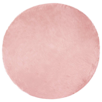 Tappeto Pecora Tafalla Rosa Ø 120 cm Poliestere