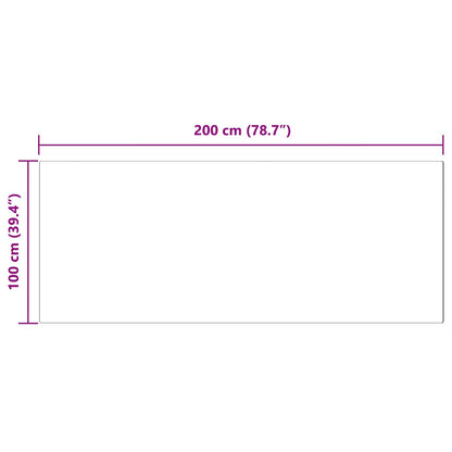 Tappeto Pecora Tafalla Antracite 100 x 200 cm Poliestere
