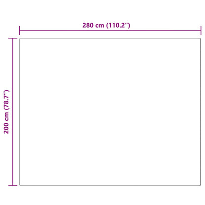 Tappeto Pecora Tafalla Antracite 200 x 280 cm Poliestere