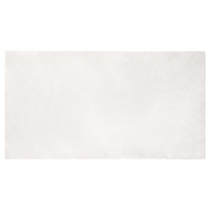 Tappeto in Pelliccia Sintetica di Coniglio Olite Bianco