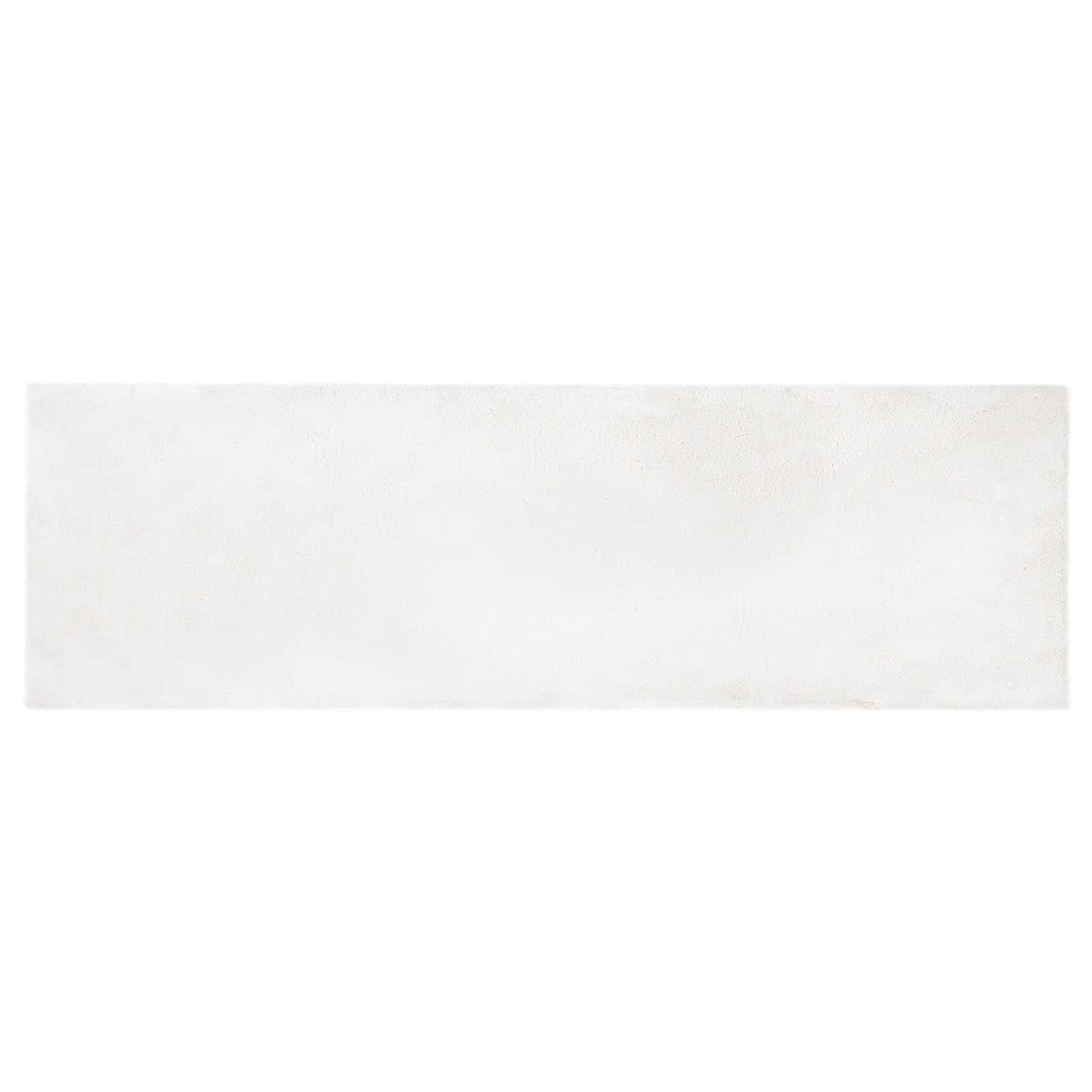 Tappeto in Pelliccia Sintetica di Coniglio Olite Bianco