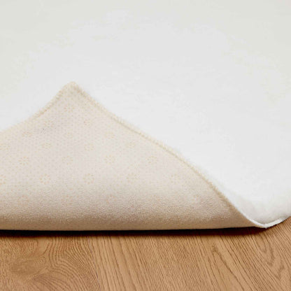 Tappeto in Pelliccia Sintetica di Coniglio Olite Bianco